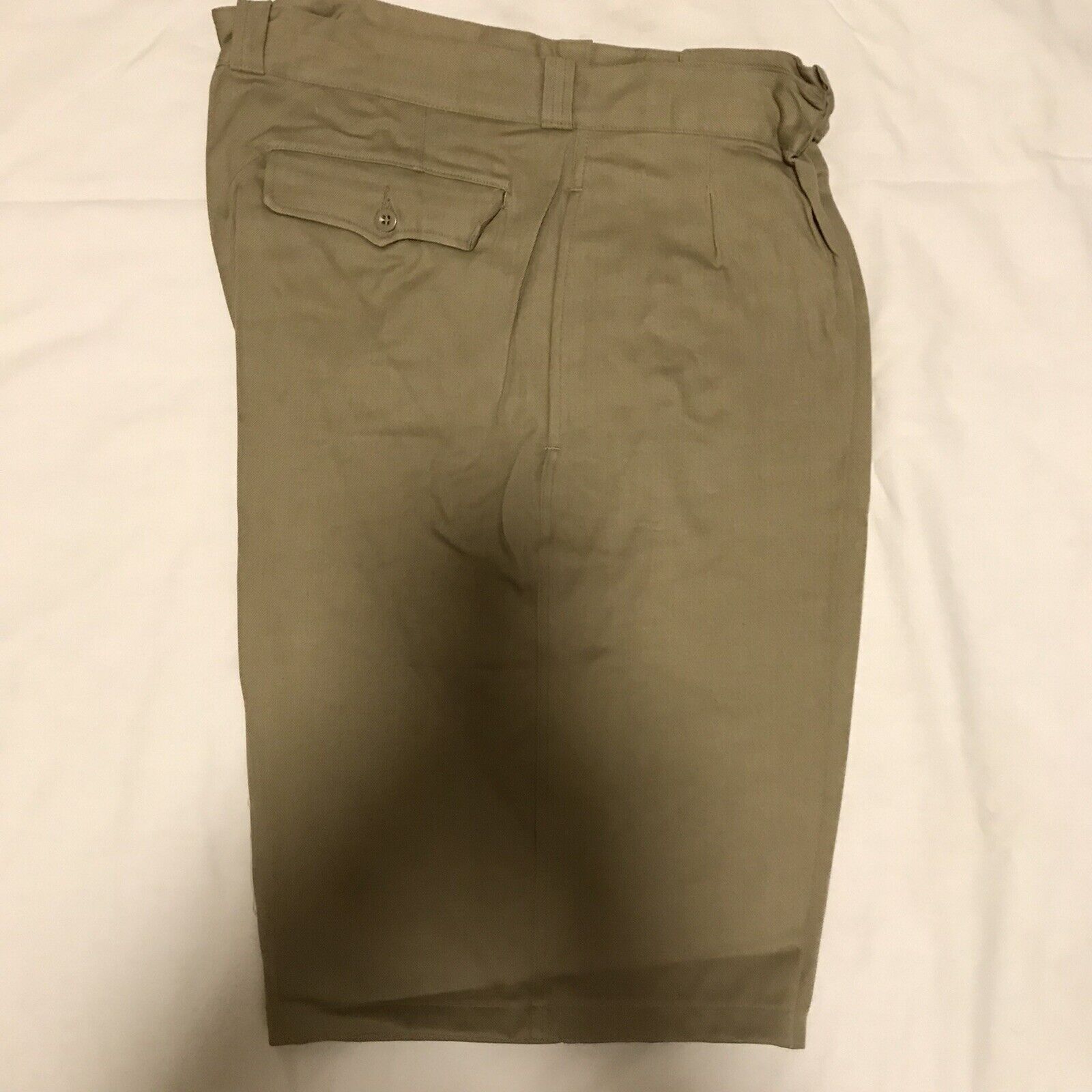 Genuine French Army Vintage Cotton Chino Khaki Short New
